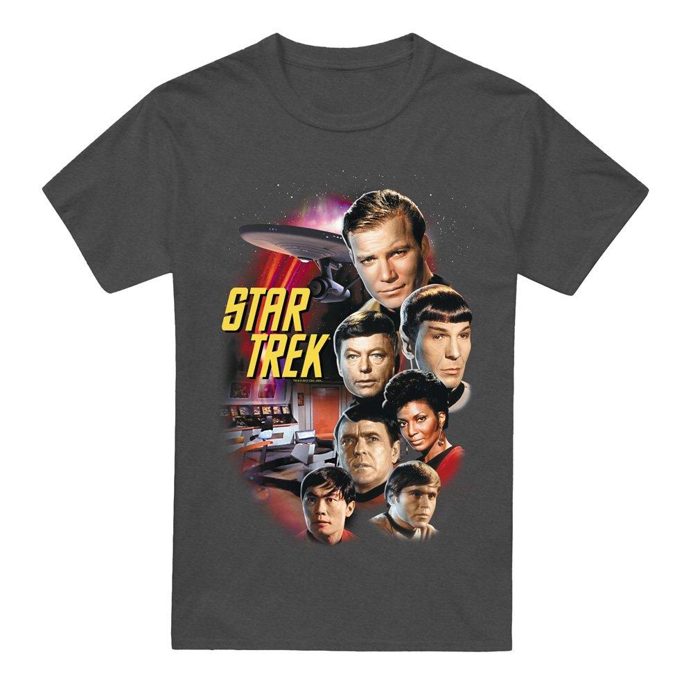 Charcoal - Star Trek - St Original The Classic Crew T-Shirt Charcoal - 4