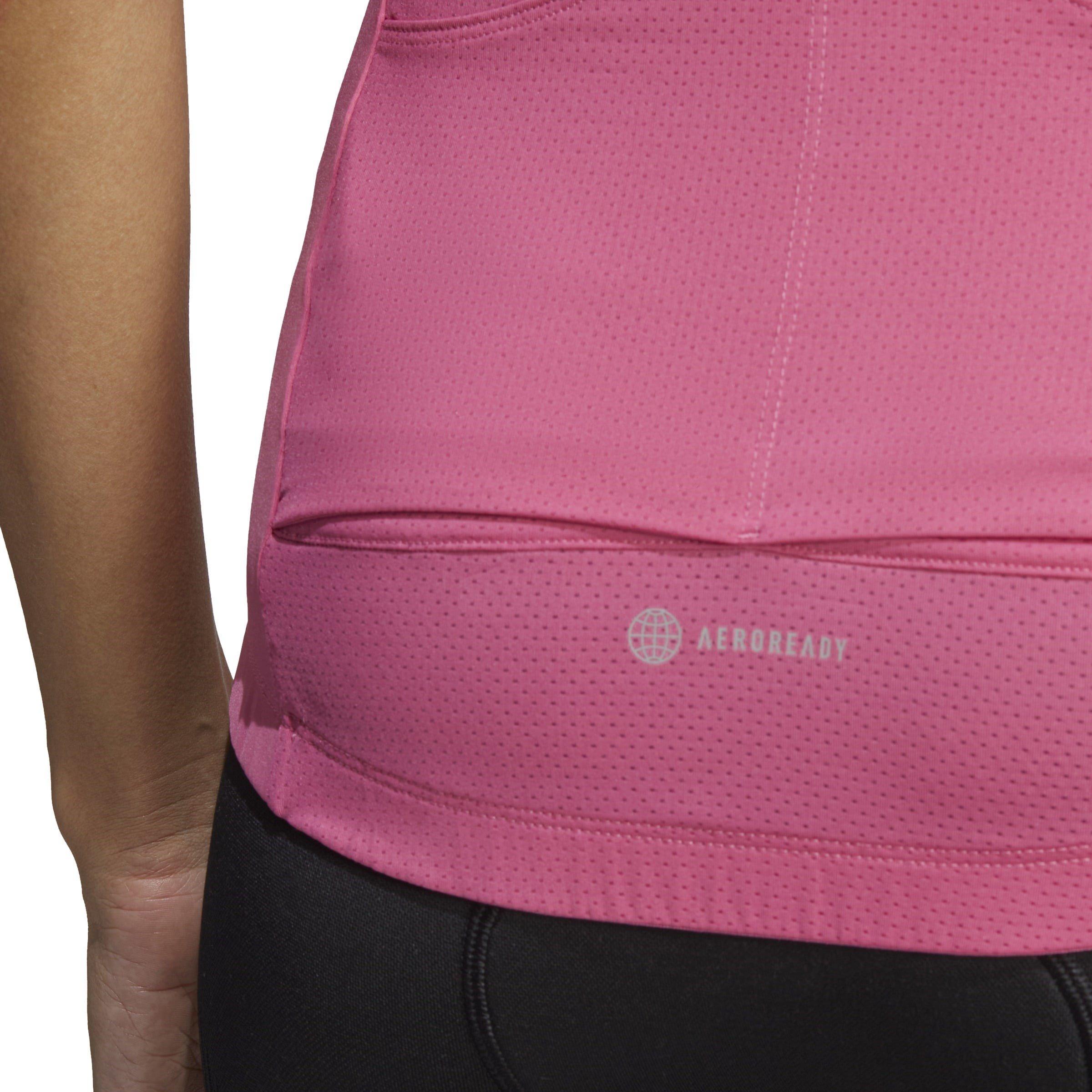 Fuchsia - adidas - The Sleeveless Cycling Top Womens - 6