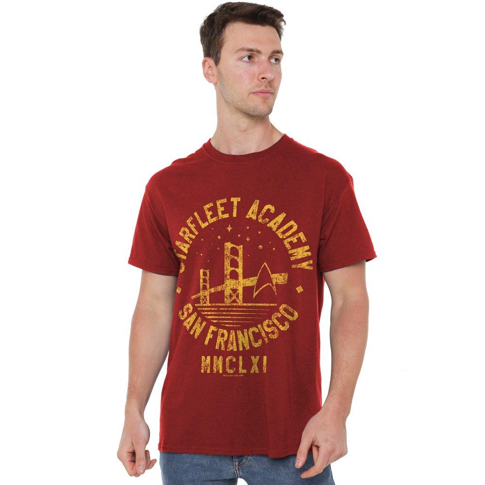 Red - Star Trek - Star Trek Collegiate Bridge T-Shirt Cardinal - 1