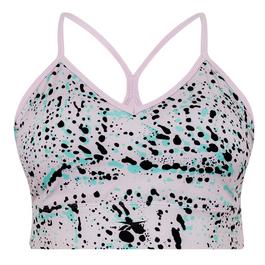 Reebok Workout Ready Printed Sports Bra Womens Low Ever