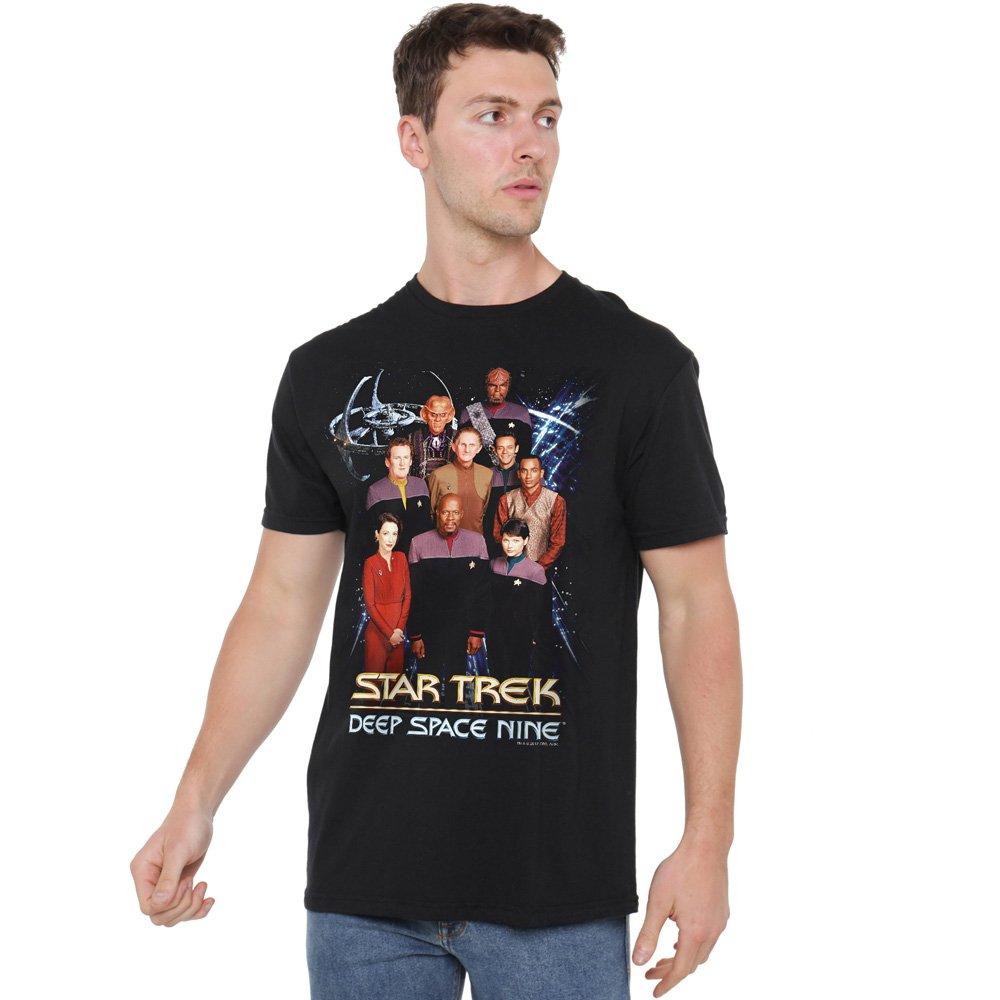 Black - Star Trek - Star Trek Ds9 Crew T Shirt Black - 1