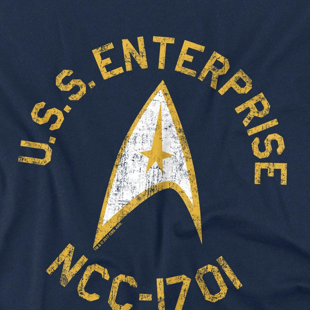 Navy - Star Trek - Star Trek Collegiate T-Shirt Navy - 2