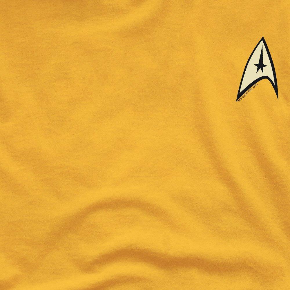 Gold - Star Trek - Star Trek Command Uniform W Foil T Shirt Gold - 2