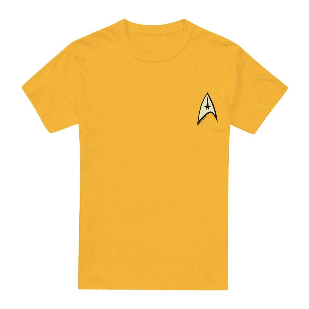 Gold - Star Trek - Star Trek Command Uniform W Foil T Shirt Gold - 4