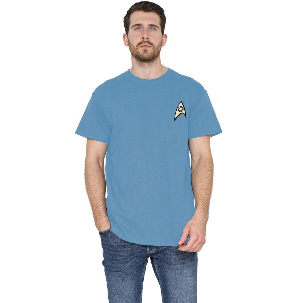 Star Trek Star Trek Science Uniform W Foil T Shirt Carolina