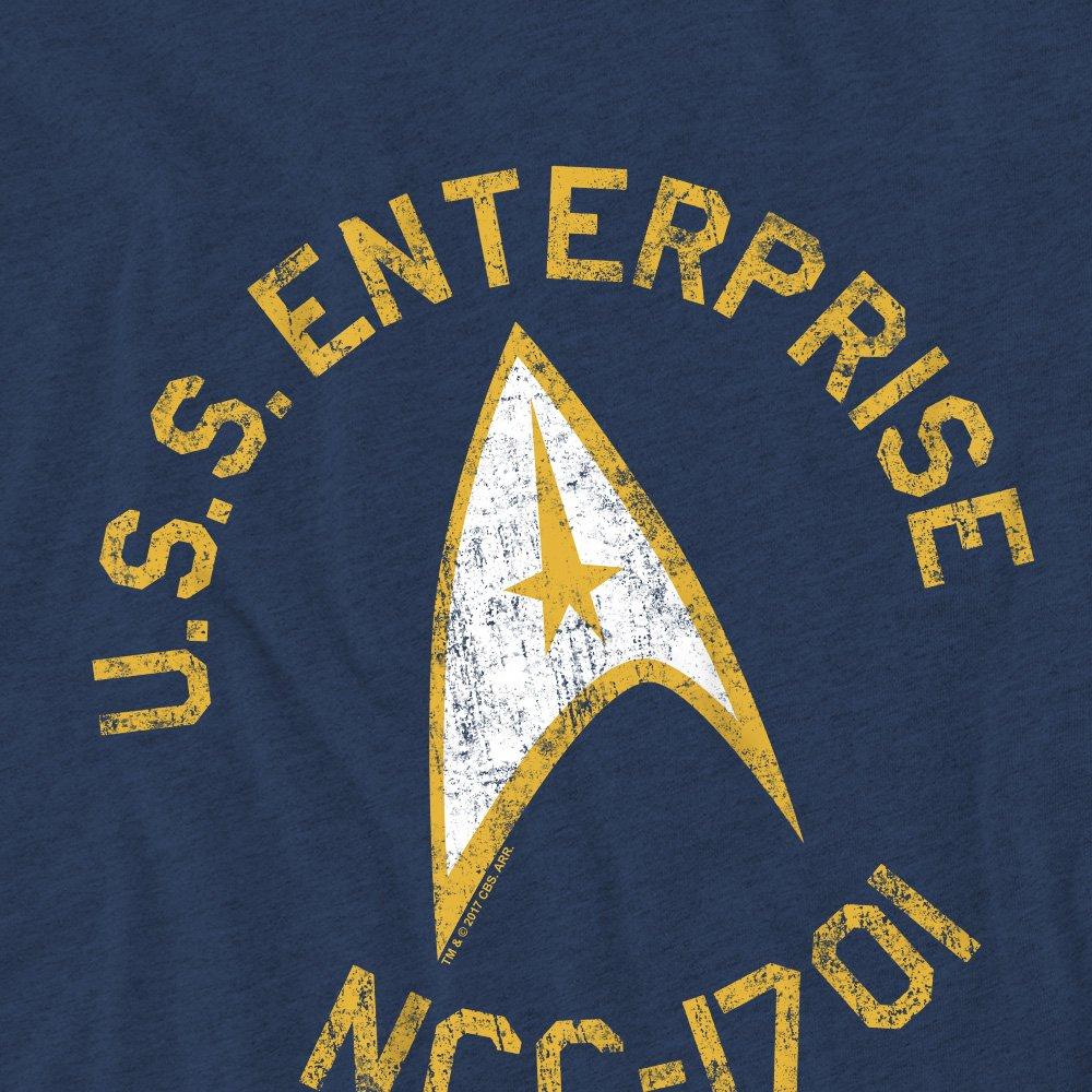 Navy - Star Trek - Star Trek Collegiate T-Shirt Navy - 2
