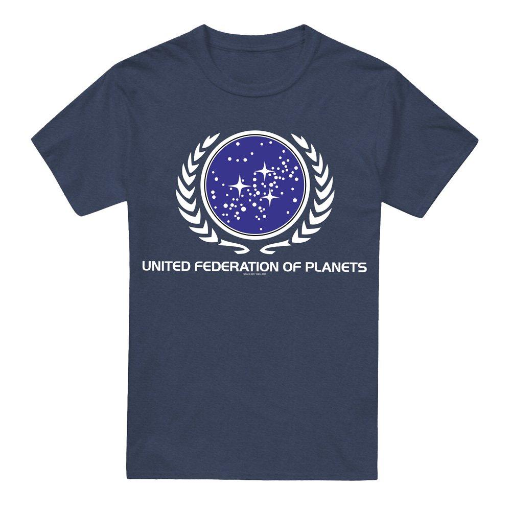 Navy - Star Trek - Star Trek United Federation Logo T-Shirt Navy - 4