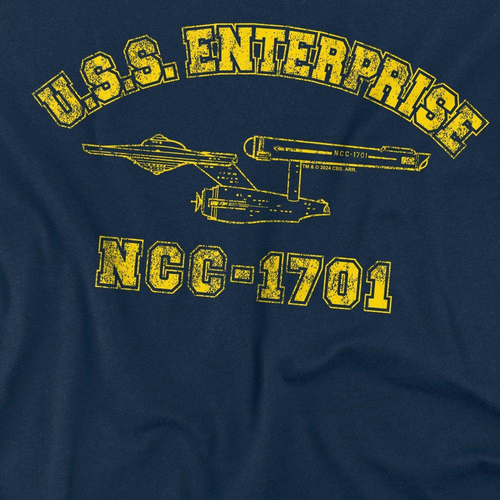 Navy - Star Trek - Star Trek Enterprise Athletic T-Shirt Navy - 2