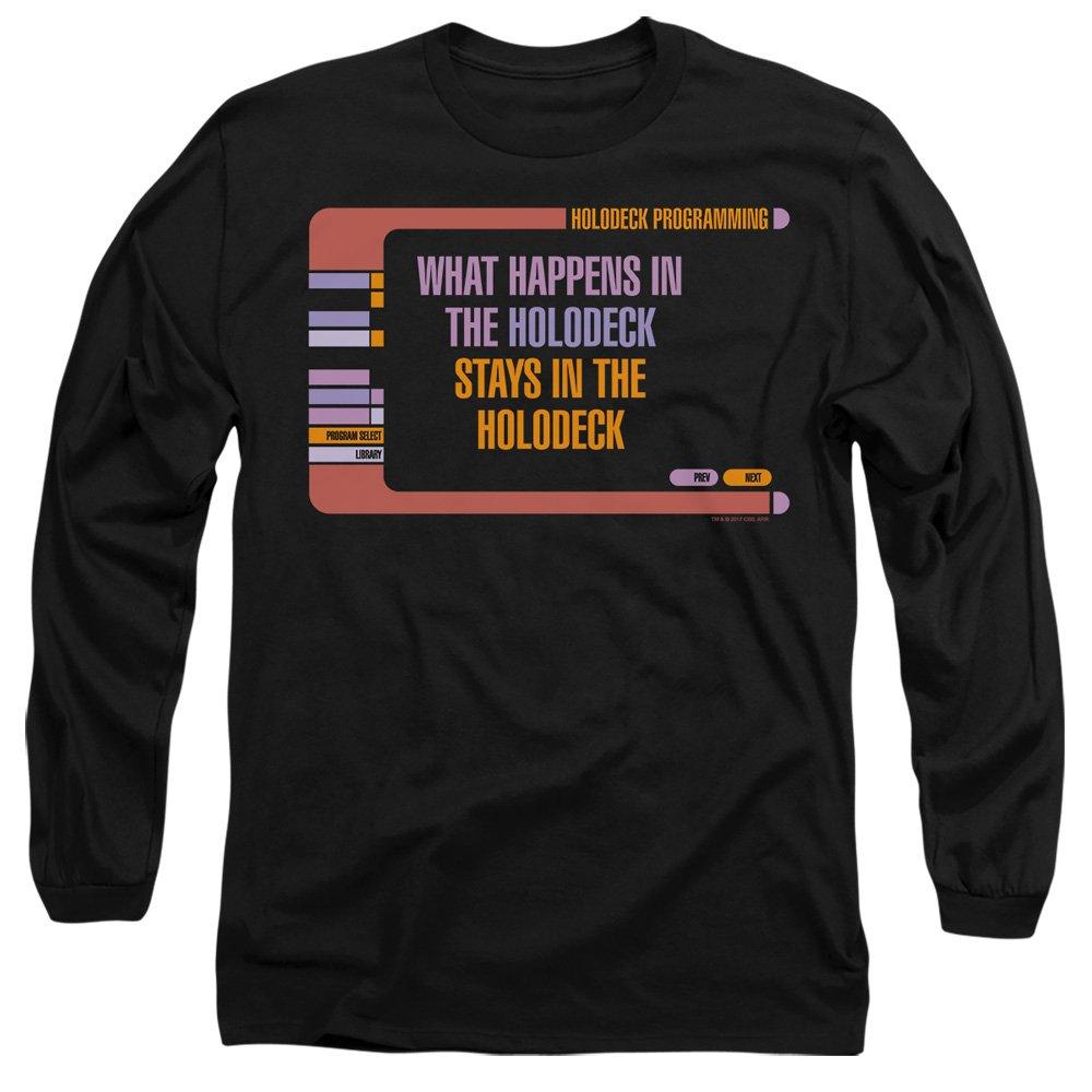 Black - Star Trek - Star Trek Holodeck Secrets Mens Long Sleeve T Shir - 1