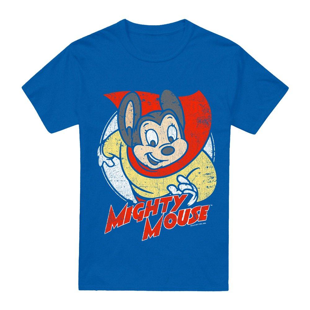 Royal - Other - Mighty Mouse Mighty Circle Unisex T Shirt Royal B - 4