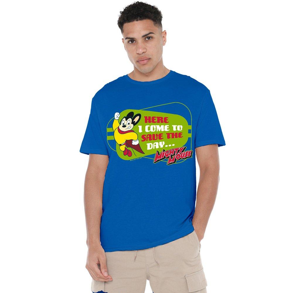 Royal - Other - Mighty Mouse Here I Come Unisex T Shirt Royal Blu - 1