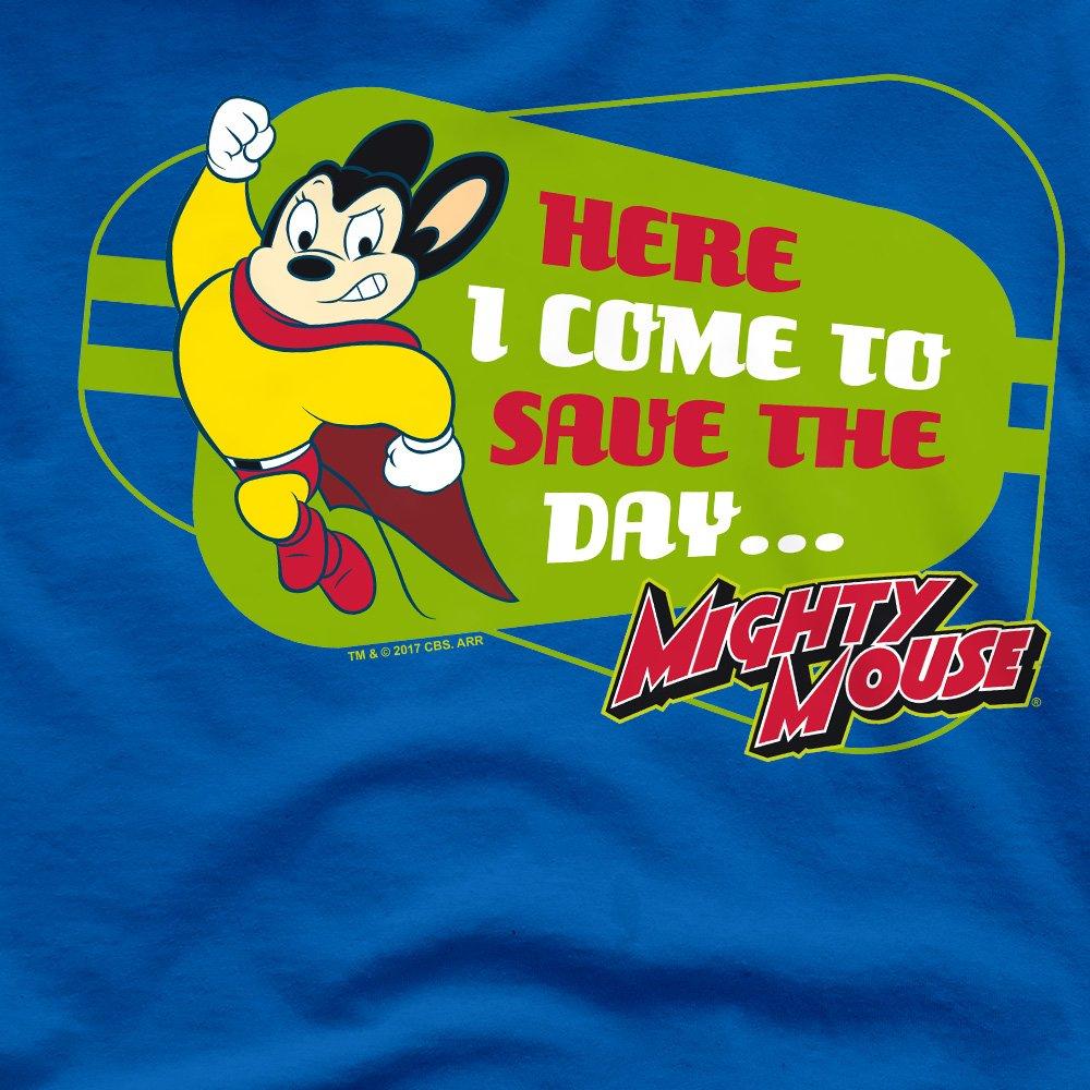 Royal - Other - Mighty Mouse Here I Come Unisex T Shirt Royal Blu - 2