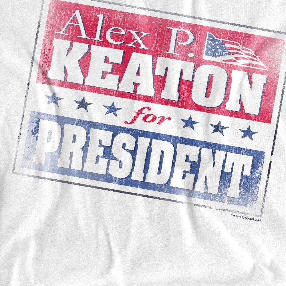 White - Other - Family Ties Alex For President T-Shirt White - 2