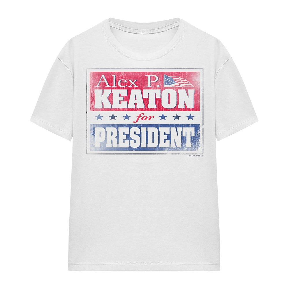 White - Other - Family Ties Alex For President T-Shirt White - 4