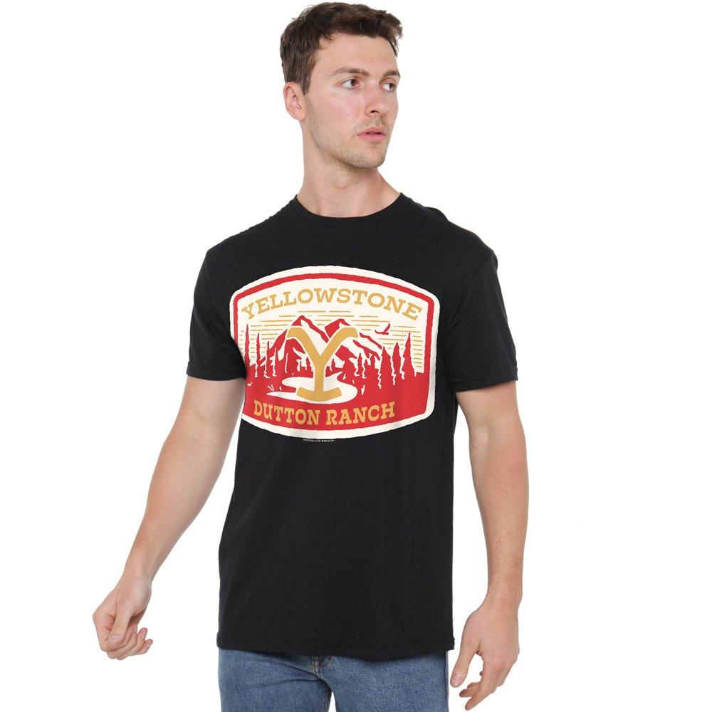 Black - Other - Yellowstone Dutton Ranch With Mountains Unisex T S - 1