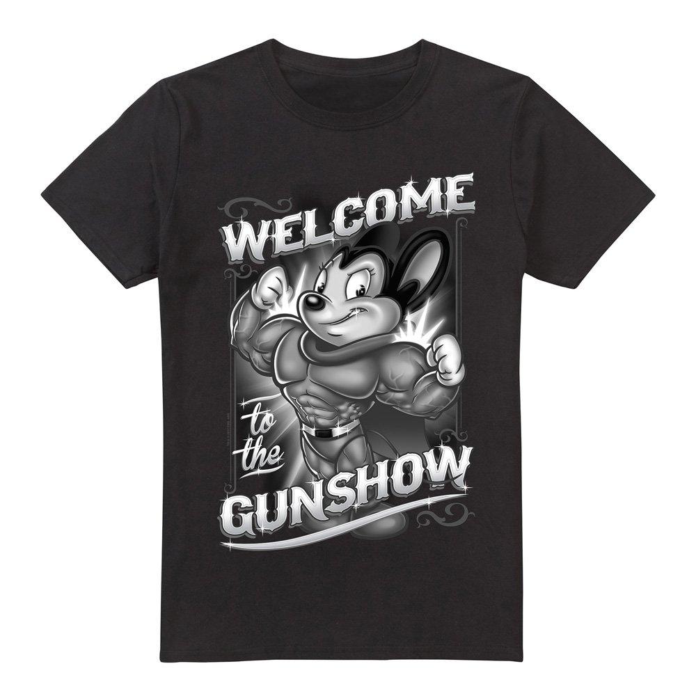 Black - Other - Mighty Mouse Mighty Gunshow Unisex T Shirt Black - 4