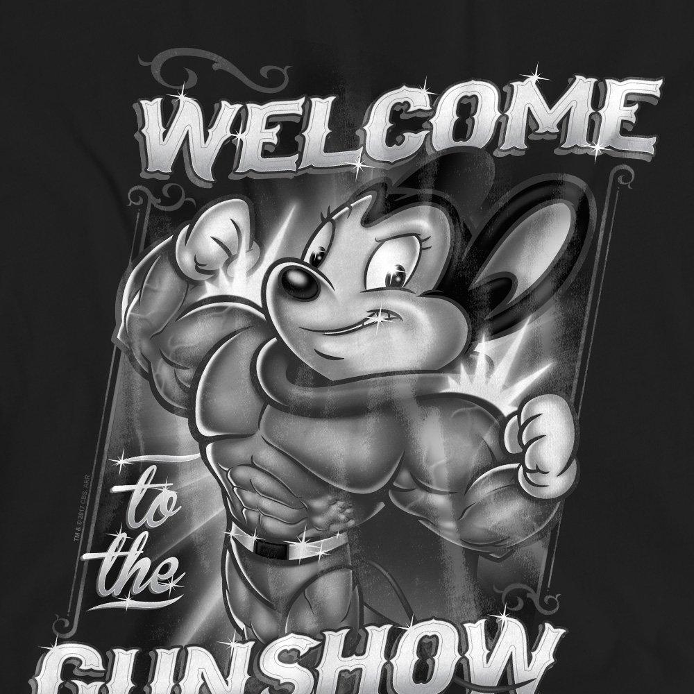 Black - Other - Mighty Mouse Mighty Gunshow T-Shirt Black - 2