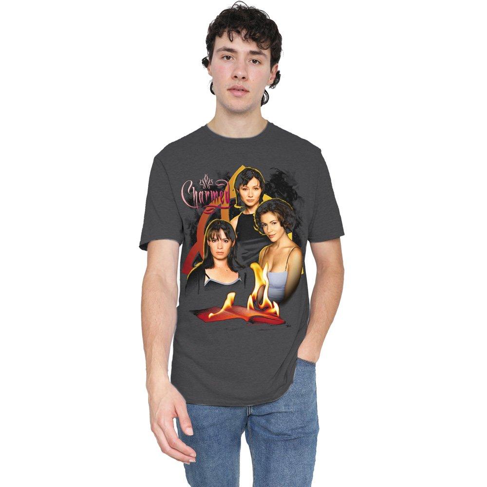 Charcoal - Other - Charmed Original Three-Adult Heather Black - 1