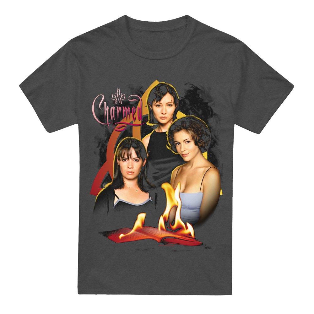 Charcoal - Other - Charmed Original Three-Adult Heather Black - 4