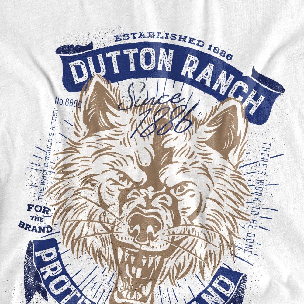 White - Other - Yellowstone Protect The Land Wolf Unisex T Shirt - 2