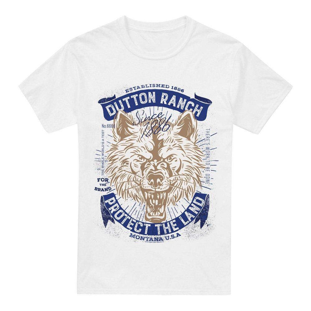 White - Other - Yellowstone Protect The Land Wolf Unisex T Shirt - 4