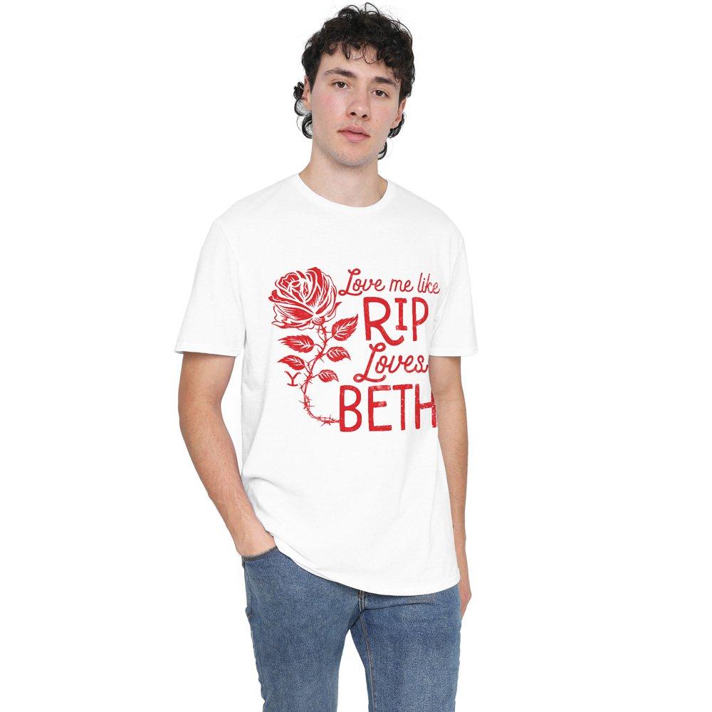 White - Other - Yellowstone Love Me Like Rip Loves Beth Unisex T S - 1