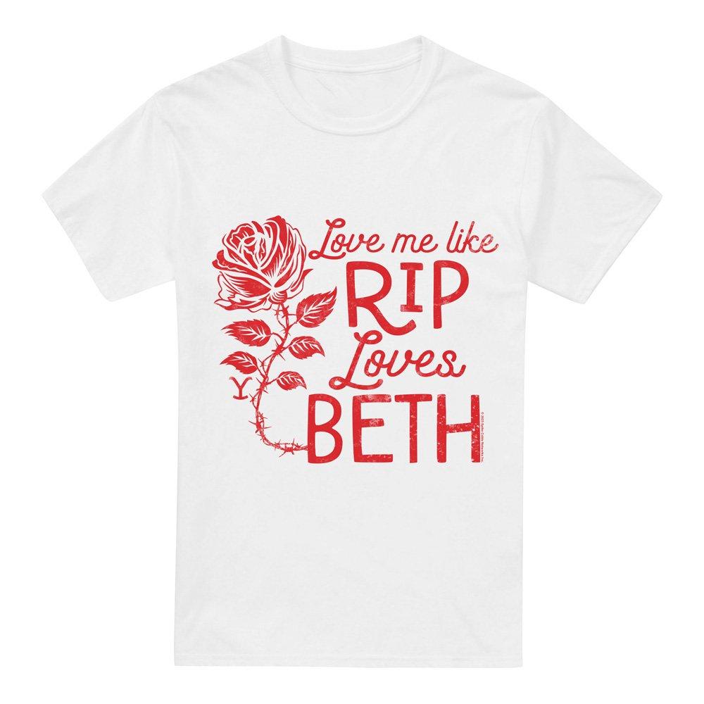 White - Other - Yellowstone Love Me Like Rip Loves Beth Unisex T S - 4