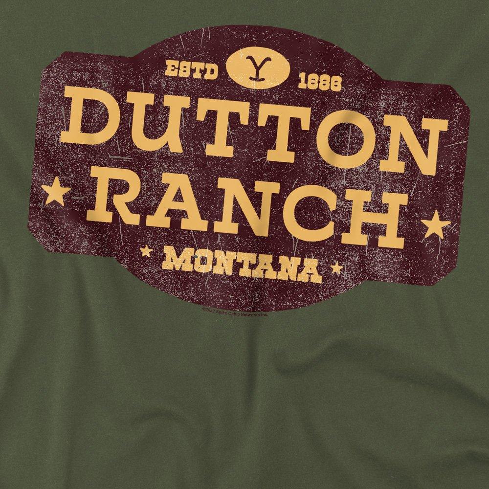 Green - Other - Yellowstone Distressed Dutton Ranch Unisex T Shirt - 2