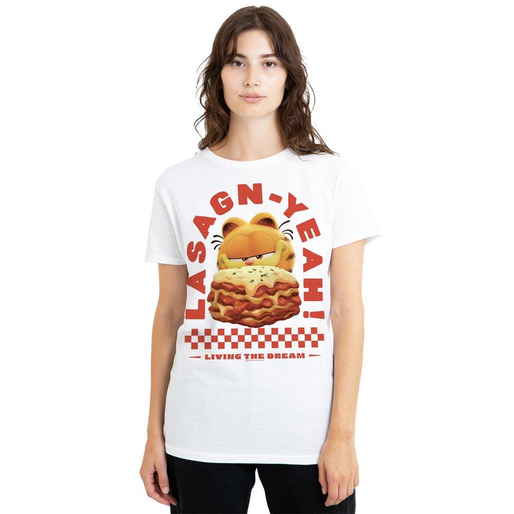 White - Other - Garfield Movie Lasagnyeah T-Shirt White - 1