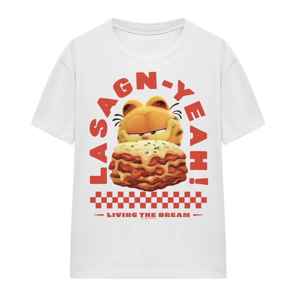 White - Other - Garfield Movie Lasagnyeah T-Shirt White - 4