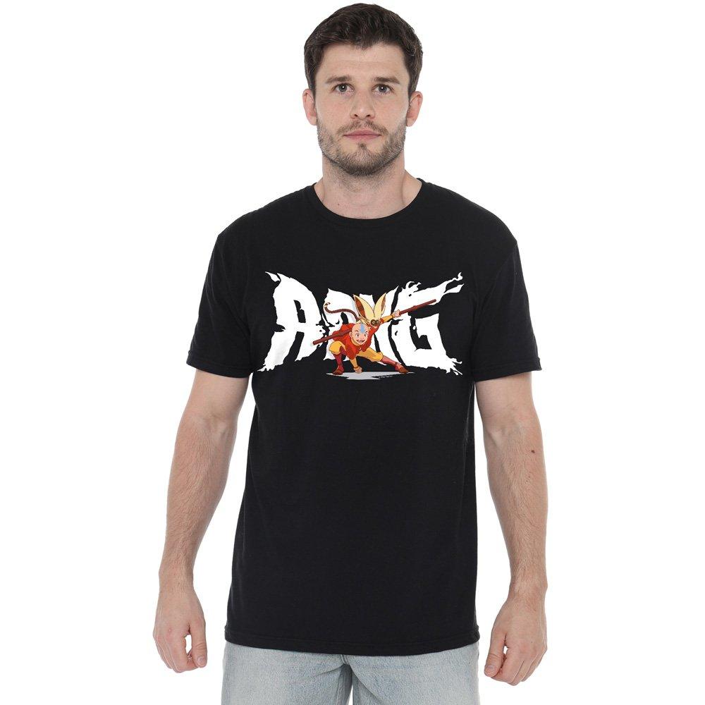 Black - Other - Avatar The Last Airbender Aang And Momo Unisex T S - 1