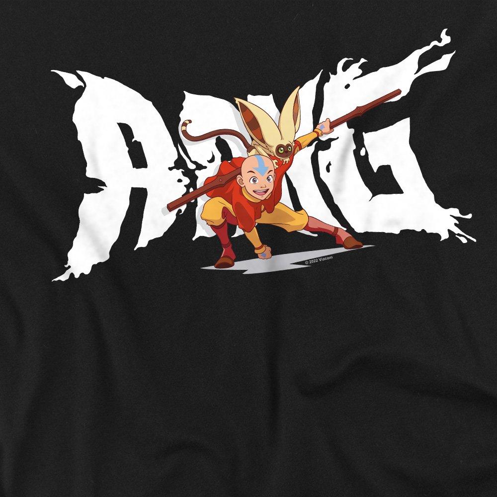 Black - Other - Avatar The Last Airbender Aang And Momo Unisex T S - 2