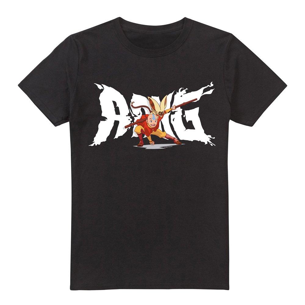Black - Other - Avatar The Last Airbender Aang And Momo Unisex T S - 4