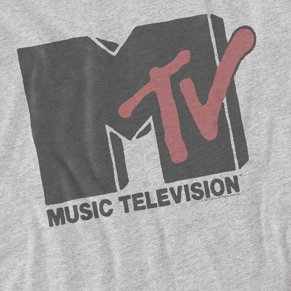 Light Grey - Other - MTV MTV Logo Unisex Adult T Shirt Athletic Heathe - 2