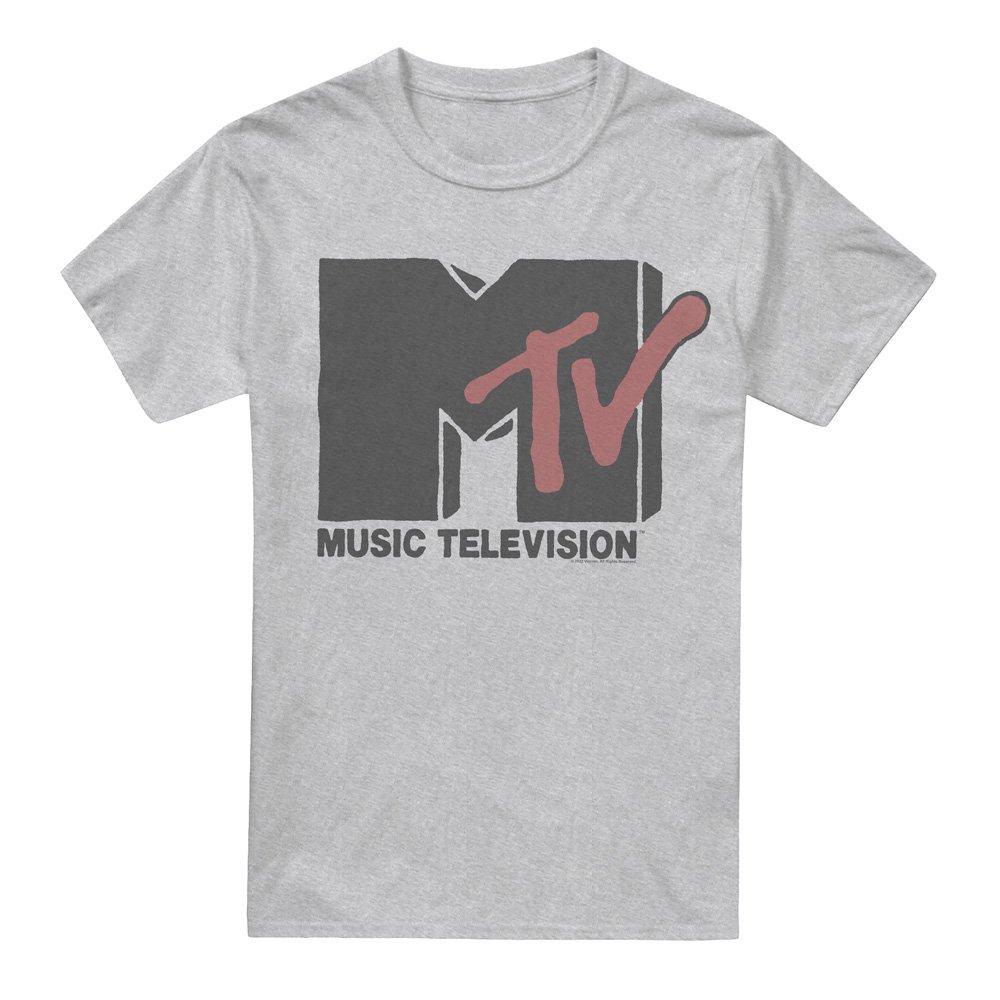 Light Grey - Other - MTV MTV Logo Unisex Adult T Shirt Athletic Heathe - 4