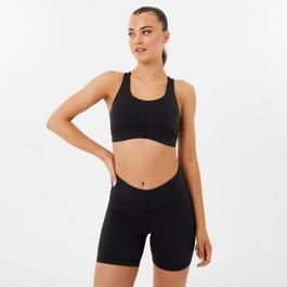 USA Pro Lux Skinny Strap Medium-Support Sports Bra Medium Impact Womens