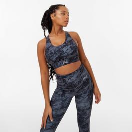 Everlast Seamless Camo Sports Bra Womens