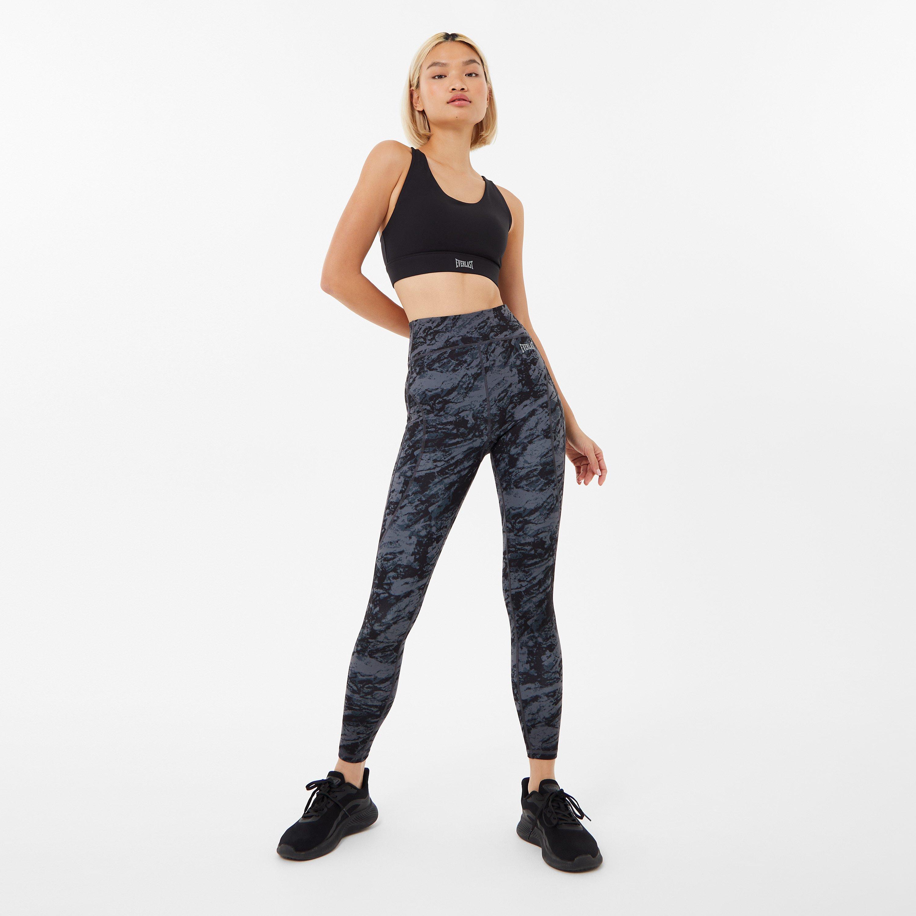 Schwarz - Everlast - Medium Support Sports Bra Womens - 4