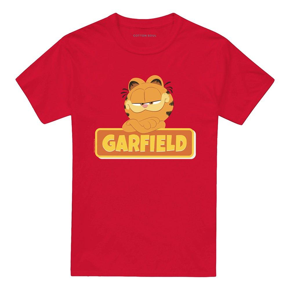 Red - Other - Garfield Movie Logo Unisex Adult T Shirt Red - 4