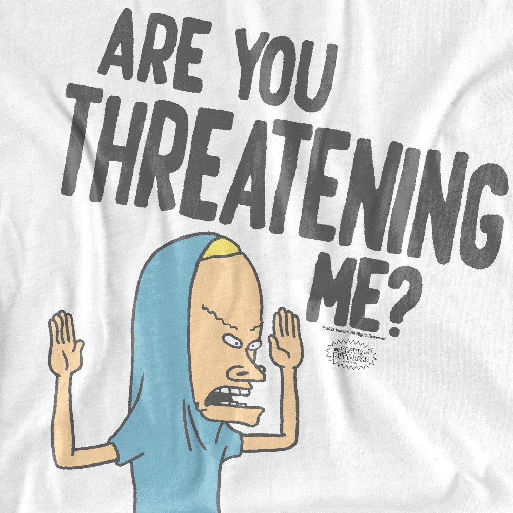 White - Other - MTV Are You Threatening Me? Unisex Adult T Shirt - 2