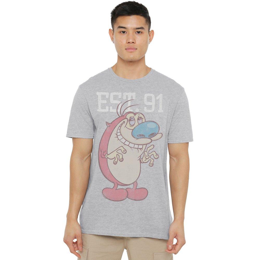 Light Grey - Other - Ren And Stimpy Stimpy Est Unisex T Shirt Athletic - 1