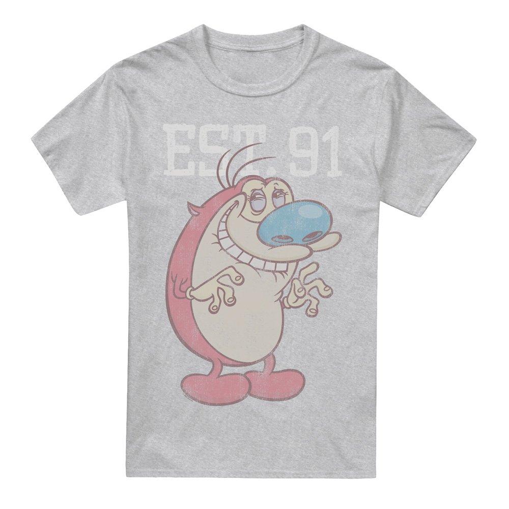 Light Grey - Other - Ren And Stimpy Stimpy Est Unisex T Shirt Athletic - 4
