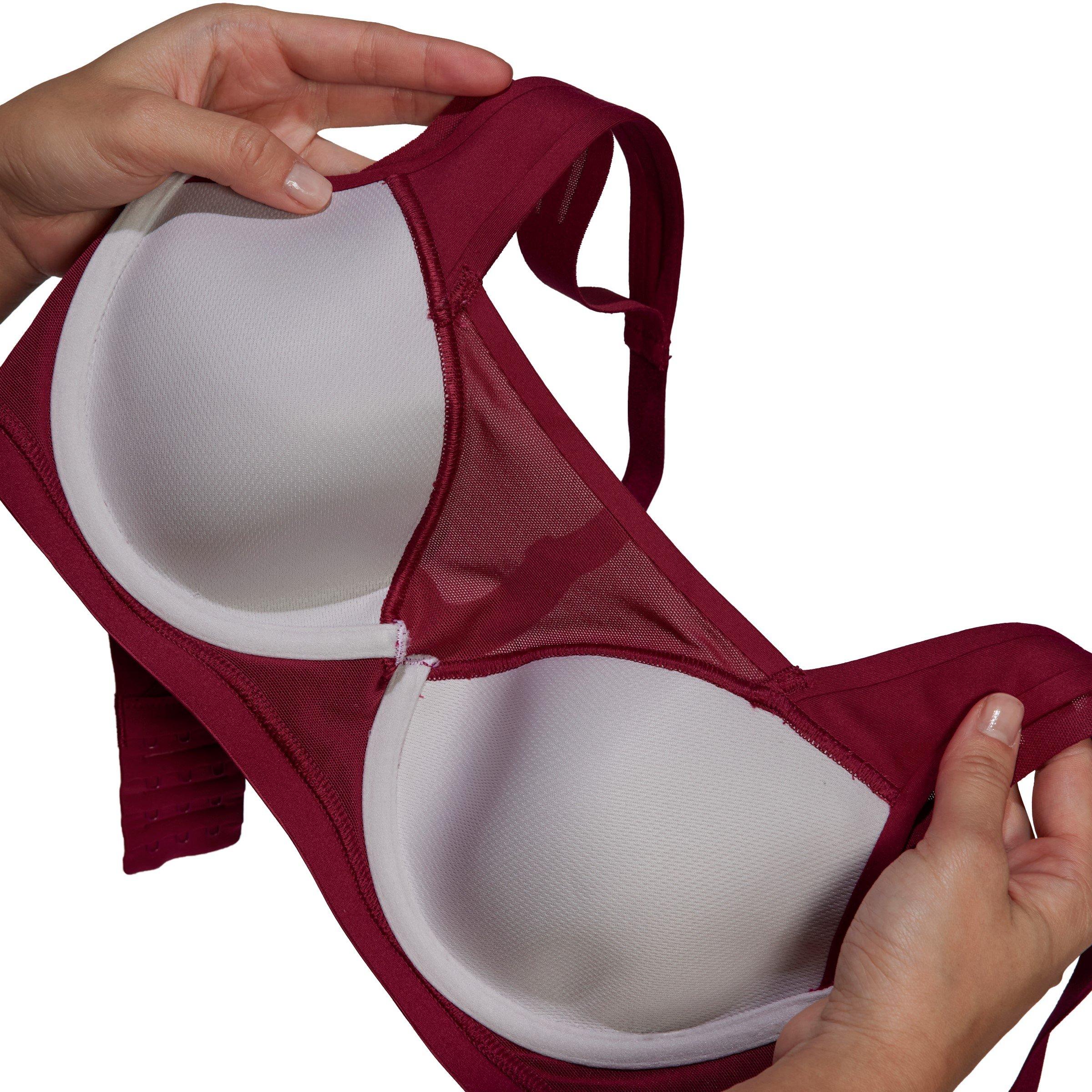 Lgcy Burgndy - adidas - Adi Medium Impact Sports Bra - 6