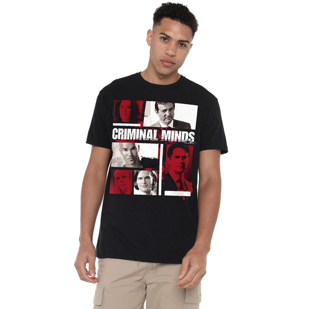 Black - Other - Criminal Minds Character Boxes Unisex T Shirt Bla - 1