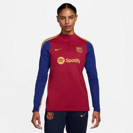 Nike FC Barcelona Dri-FIT Warm Knitted Zip Through Hoodie Cardigan