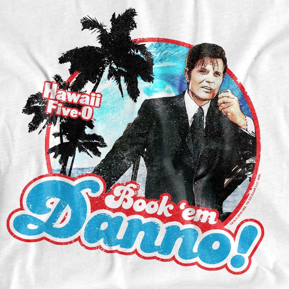 White - Other - Hawaii 5 0 Book Em Danno Unisex T Shirt White - 2