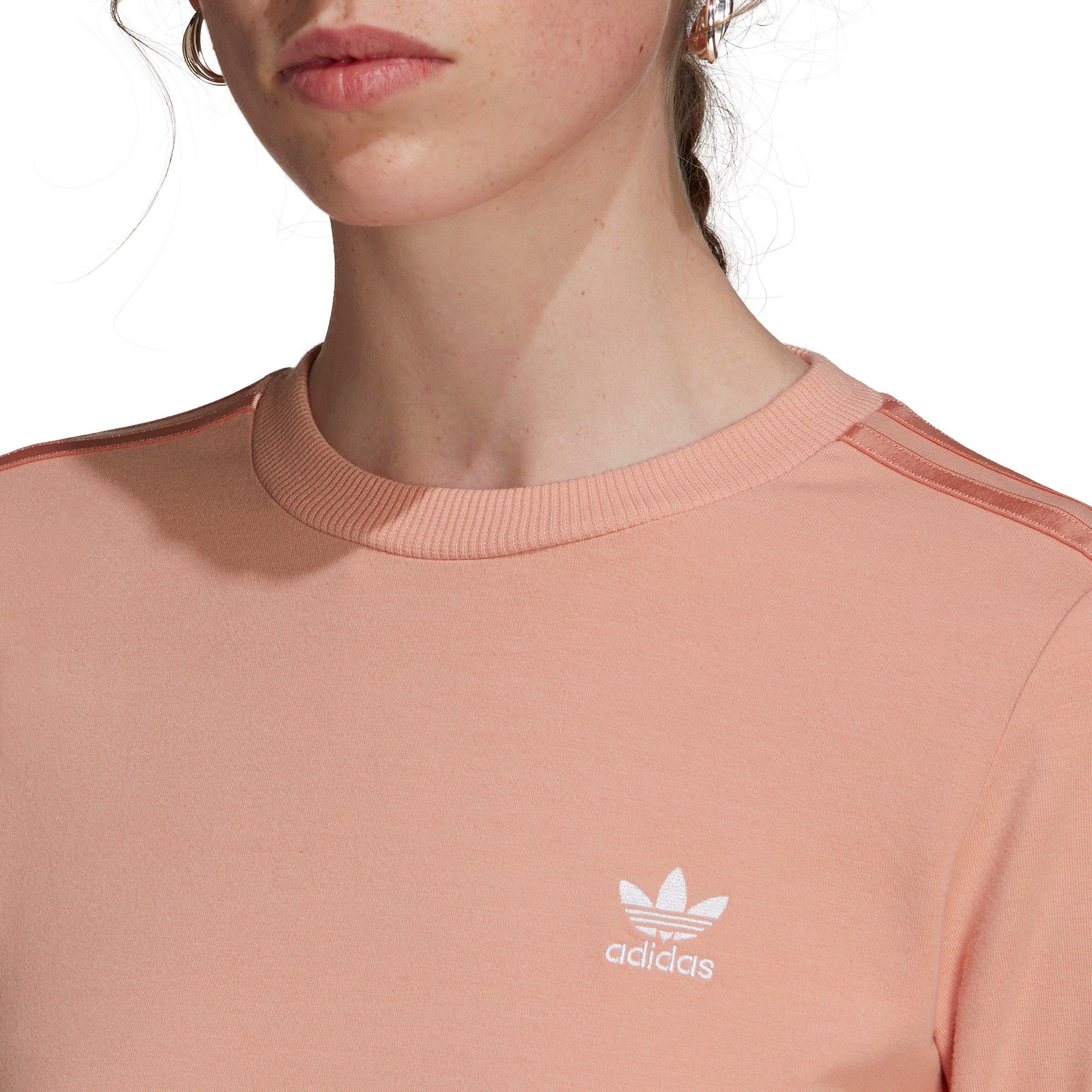 Ambient Blush - adidas Originals - Women's Long-Sleeve Crop Top - 5