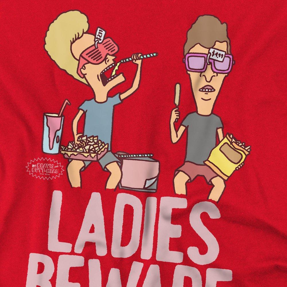 Red - Other - MTV Ladies Beware Unisex Adult T Shirt Red - 2