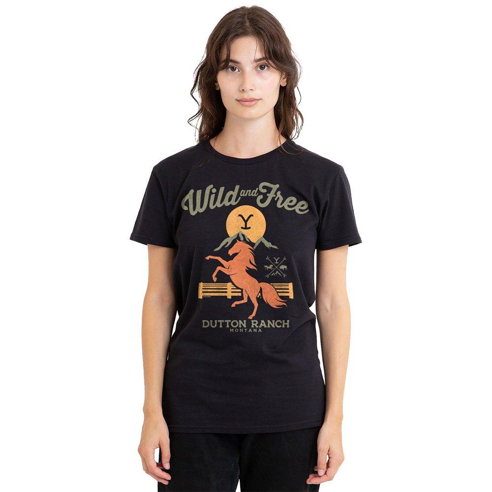 Black - Other - Yellowstone Wild And Free T-Shirt Black - 1