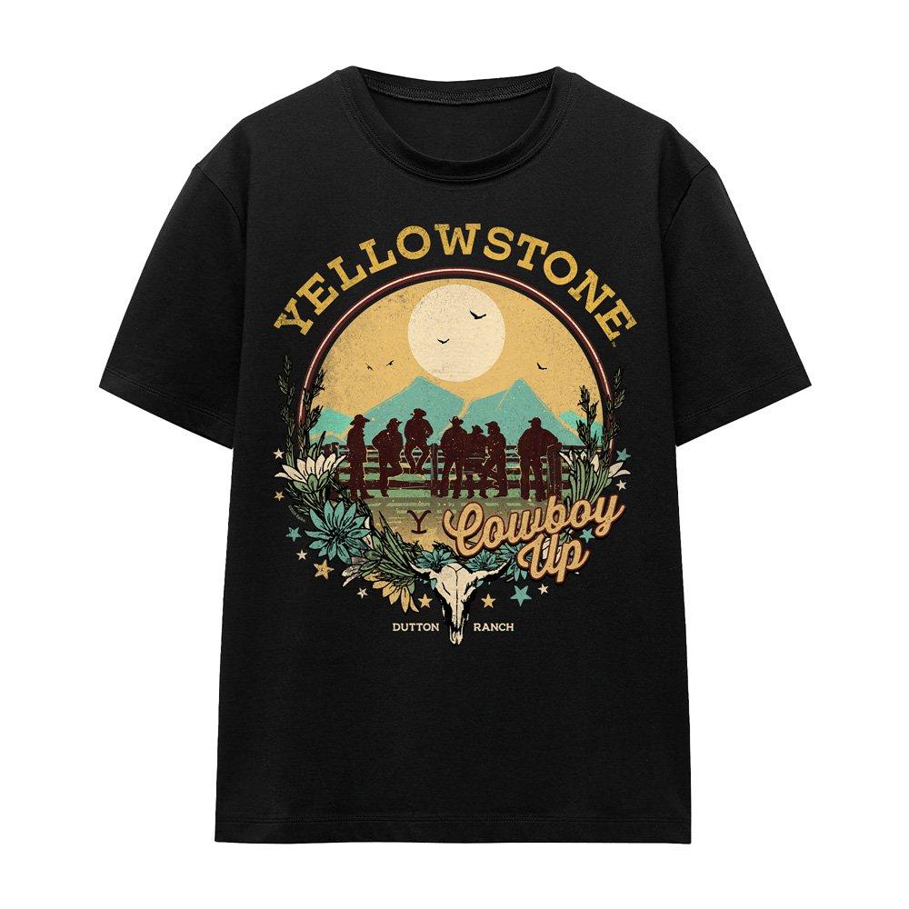 Black - Other - Yellowstone Cowboy Up T-Shirt Black - 4